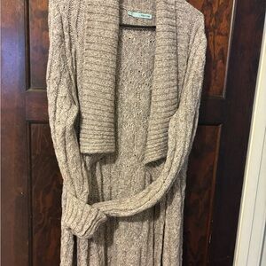Maurices Taupe Knit Cardigan